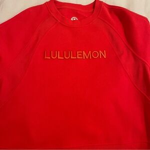 Lululemon Red Sweatshirt